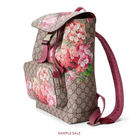 gucci backpack with blue flowers|gucci mini leather backpack.